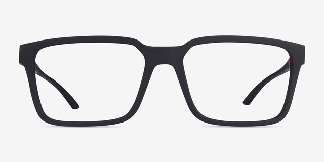 ARNETTE K8 Matte Black PlasticEyeglass Frames from EyeBuyDirect, Front View