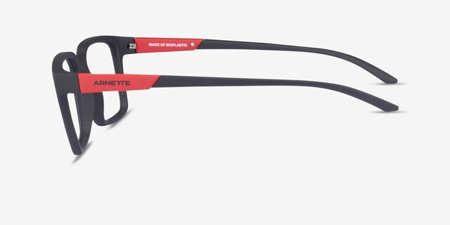 ARNETTE K8 Matte Black PlasticEyeglass Frames from EyeBuyDirect, Side View