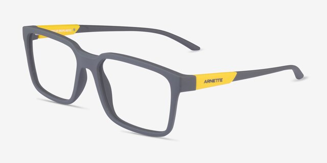 ARNETTE K8 Matte Gray PlasticEyeglass Frames from EyeBuyDirect, Angle View