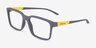 ARNETTE K8 Matte Gray PlasticEyeglass Frames from EyeBuyDirect, Angle View
