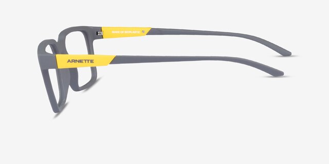ARNETTE K8 Matte Gray PlasticEyeglass Frames from EyeBuyDirect, Side View