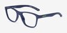 ARNETTE A.T. Matte Blue PlasticEyeglass Frames from EyeBuyDirect, Angle View