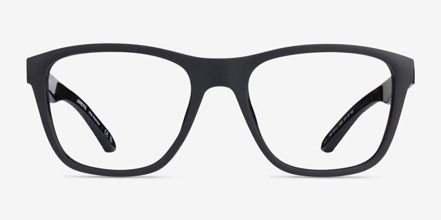 ARNETTE A.T. Matte Black PlasticEyeglass Frames from EyeBuyDirect, Front View