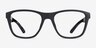 ARNETTE A.T. Matte Black PlasticEyeglass Frames from EyeBuyDirect, Front View