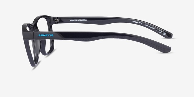 ARNETTE A.T. Matte Black PlasticEyeglass Frames from EyeBuyDirect, Side View