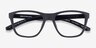 ARNETTE A.T. Matte Black PlasticEyeglass Frames from EyeBuyDirect, Closed View