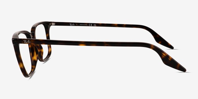 Ray-Ban RB5421 Tortoise AcetateEyeglass Frames from EyeBuyDirect, Side View