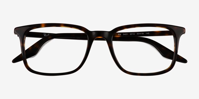 Ray-Ban RB5421 Tortoise AcetateEyeglass Frames from EyeBuyDirect, Closed View