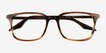 Ray-Ban RB5421 Striped Brown AcetateEyeglass Frames from EyeBuyDirect, Closed View