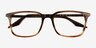 Ray-Ban RB5421 Striped Brown AcetateEyeglass Frames from EyeBuyDirect, Closed View