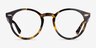 Ray-Ban RB7680V Larry Yellow Tortoise AcetateEyeglass Frames from EyeBuyDirect, Front View