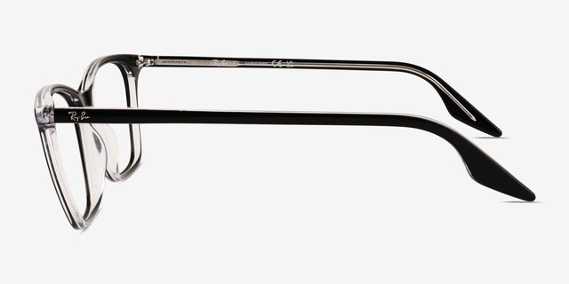 Ray-Ban RB5422 Black AcetateEyeglass Frames from EyeBuyDirect, Side View