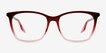 Ray-Ban RB5422 Red Gradient Pink AcetateEyeglass Frames from EyeBuyDirect, Front View