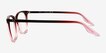 Ray-Ban RB5422 Red Gradient Pink AcetateEyeglass Frames from EyeBuyDirect, Side View