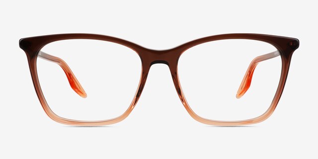 Ray-Ban RB5422 Brown Gradient Orange AcetateEyeglass Frames from EyeBuyDirect, Front View