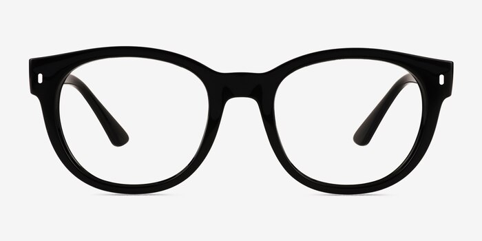 Ray-Ban RB7227 Black Plastic Eyeglass Frames from EyeBuyDirect