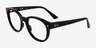 Ray-Ban RB7227 Black PlasticEyeglass Frames from EyeBuyDirect, Angle View