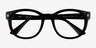 Ray-Ban RB7227 Black PlasticEyeglass Frames from EyeBuyDirect, Closed View