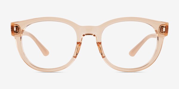 Ray-Ban RB7227 Clear Brown Plastic Eyeglass Frames