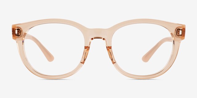 Ray-Ban RB7227 Clear Brown PlasticEyeglass Frames from EyeBuyDirect, Front View