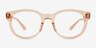 Ray-Ban RB7227 Clear Brown PlasticEyeglass Frames from EyeBuyDirect, Front View