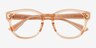 Ray-Ban RB7227 Clear Brown PlasticEyeglass Frames from EyeBuyDirect, Closed View