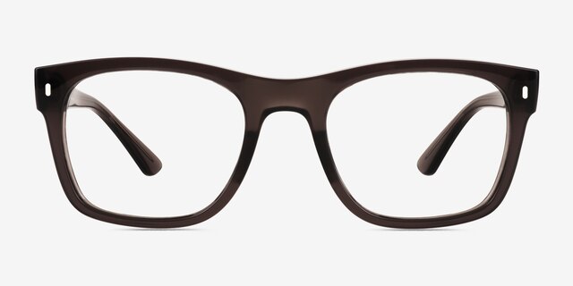 Ray-Ban RB7228 Dark Gray PlasticEyeglass Frames from EyeBuyDirect, Front View