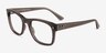 Ray-Ban RB7228 Dark Gray PlasticEyeglass Frames from EyeBuyDirect, Angle View