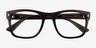 Ray-Ban RB7228 Dark Gray PlasticEyeglass Frames from EyeBuyDirect, Closed View