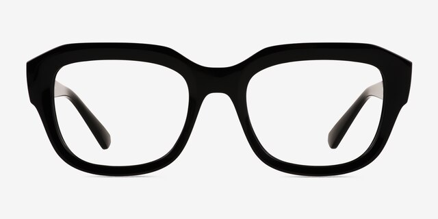 Ray-Ban RB7225 Leonid Black PlasticEyeglass Frames from EyeBuyDirect, Front View