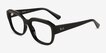 Ray-Ban RB7225 Leonid Black PlasticEyeglass Frames from EyeBuyDirect, Angle View