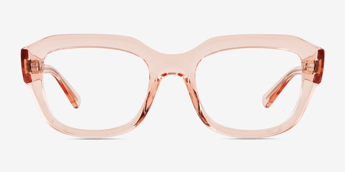 Ray-Ban RB7225 Leonid Transparent Pink Plastic Eyeglass Frames from EyeBuyDirect