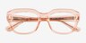Ray-Ban RB7225 Leonid Transparent Pink PlasticEyeglass Frames from EyeBuyDirect, Closed View