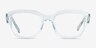 Ray-Ban RB7225 Leonid Transparent Blue PlasticEyeglass Frames from EyeBuyDirect, Front View