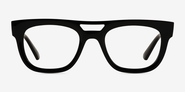 Ray-Ban RB7226 Phil Black Plastic Eyeglass Frames from EyeBuyDirect