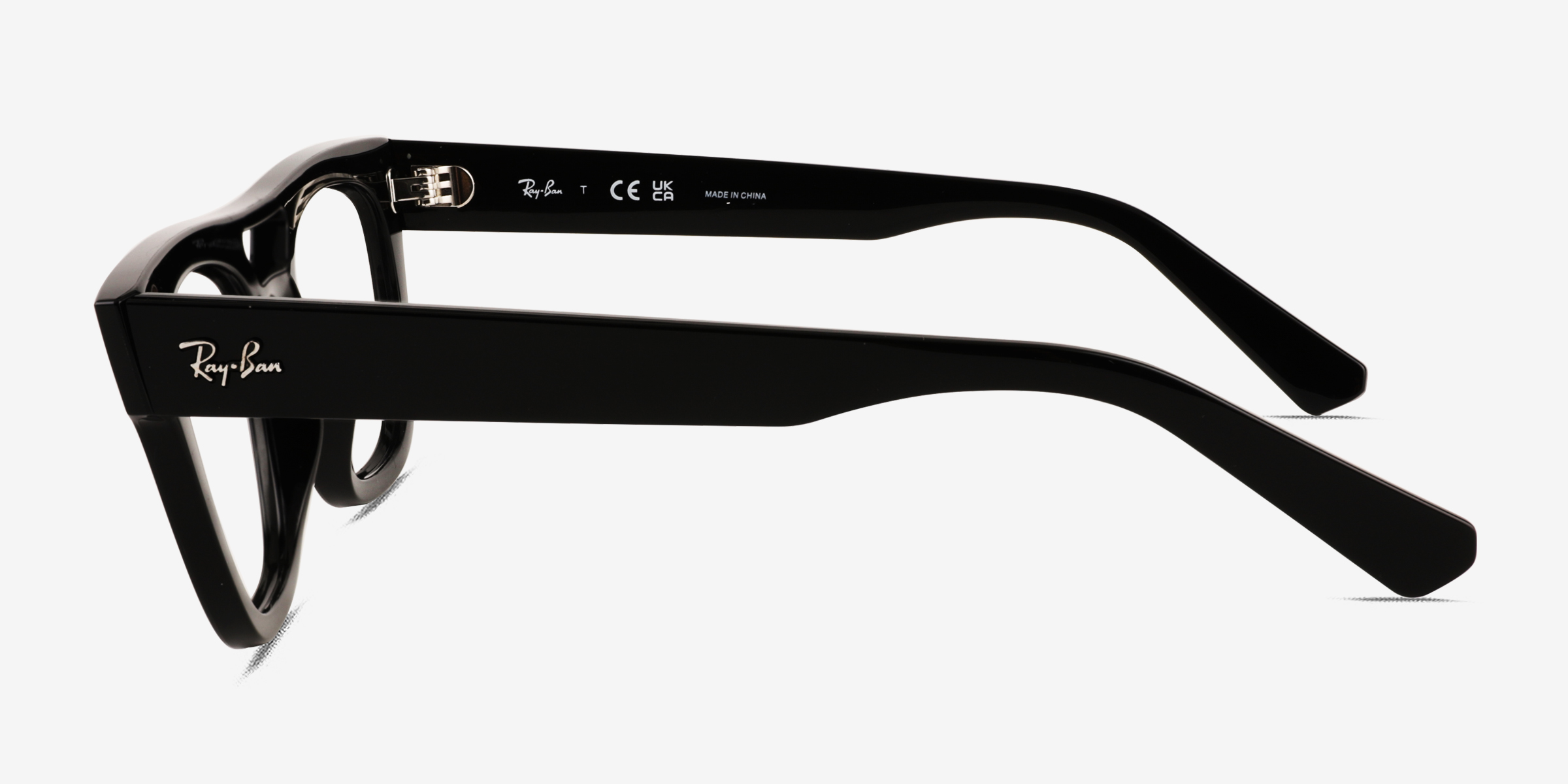 Ray-Ban RB7226 Phil - Aviator Black Frame Eyeglasses | Eyebuydirect