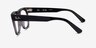 Ray-Ban RB7226 Phil Clear Gray PlasticEyeglass Frames from EyeBuyDirect, Side View