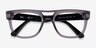 Ray-Ban RB7226 Phil Clear Gray PlasticEyeglass Frames from EyeBuyDirect, Closed View