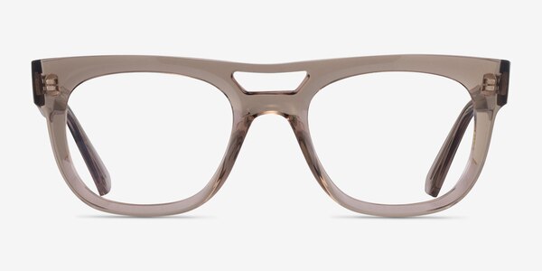 Ray-Ban RB7226 Phil Clear Brown Plastic Eyeglass Frames