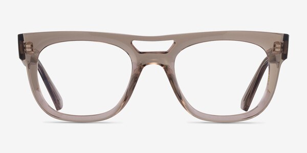 Ray-Ban RB7226 Phil Clear Brown Plastique Montures de lunettes de vue