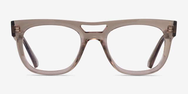 Ray-Ban RB7226 Phil Clear Brown PlasticEyeglass Frames from EyeBuyDirect, Front View