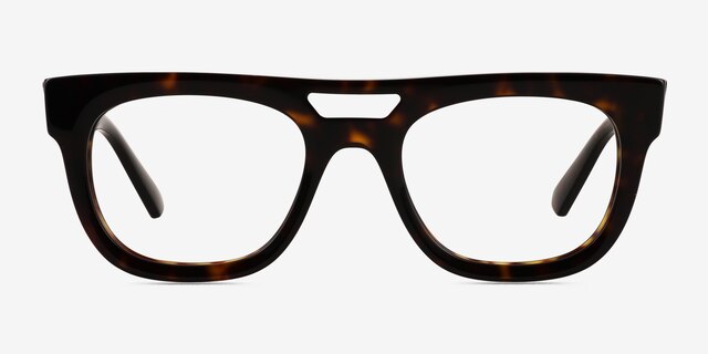 Ray-Ban RB7226 Phil Tortoise PlasticEyeglass Frames from EyeBuyDirect, Front View