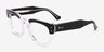 Ray-Ban RB0298V Mega Hawkeye Black Clear AcetateEyeglass Frames from EyeBuyDirect, Angle View