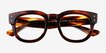 Ray-Ban RB0298V Mega Hawkeye Striped Tortoise AcetateEyeglass Frames from EyeBuyDirect, Closed View