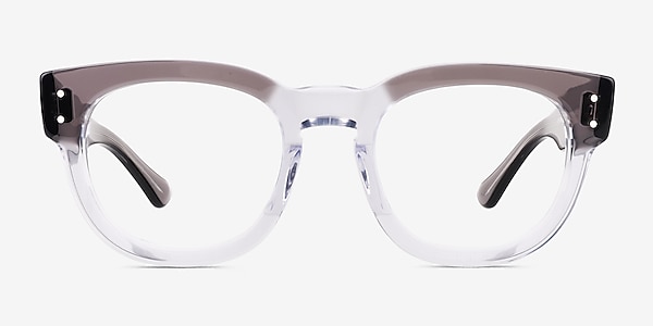 Ray-Ban RB0298V Mega Hawkeye Gray Clear Acetate Eyeglass Frames