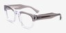 Ray-Ban RB0298V Mega Hawkeye Gray Clear AcetateEyeglass Frames from EyeBuyDirect, Angle View
