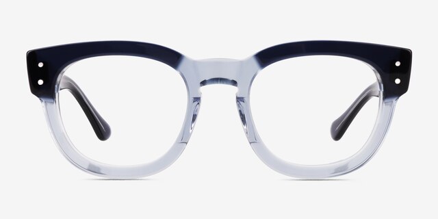 Ray-Ban RB0298V Mega Hawkeye Blue AcetateEyeglass Frames from EyeBuyDirect, Front View