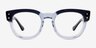 Ray-Ban RB0298V Mega Hawkeye Blue AcetateEyeglass Frames from EyeBuyDirect, Front View
