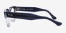 Ray-Ban RB0298V Mega Hawkeye Blue AcetateEyeglass Frames from EyeBuyDirect, Side View