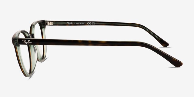 Ray-Ban RB5397 Elliot Tortoise AcetateEyeglass Frames from EyeBuyDirect, Side View